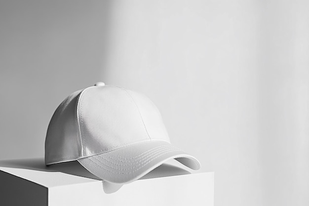 Stylish cap as a casual cap on a white background