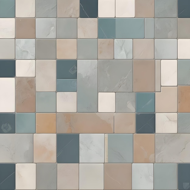 Photo stylish ceramic floor tile colors for living room design