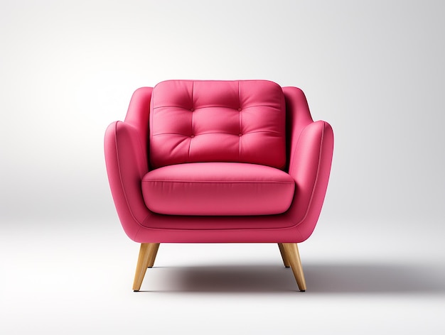 stylish chair with hot pink top