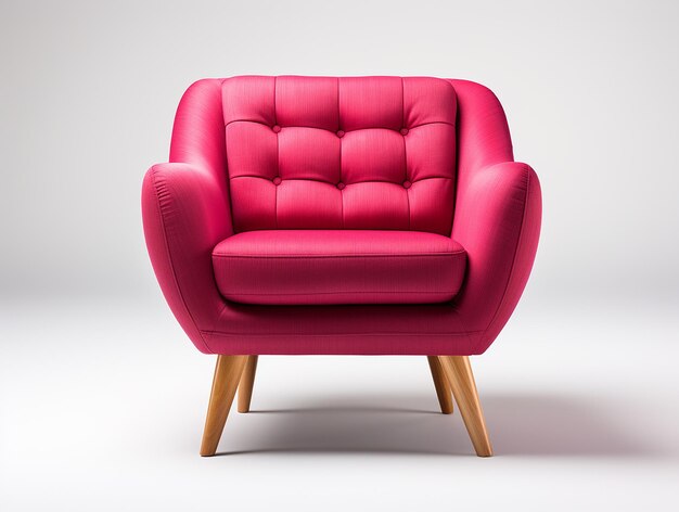 stylish chair with hot pink top