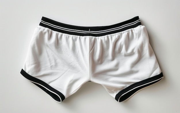 Stylish Comfort with Boxer Shorts On White Background