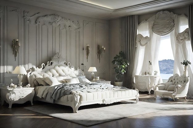 Stylish contemporary Bedroom interior design