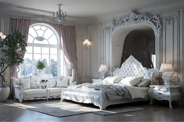 Stylish contemporary Bedroom interior design