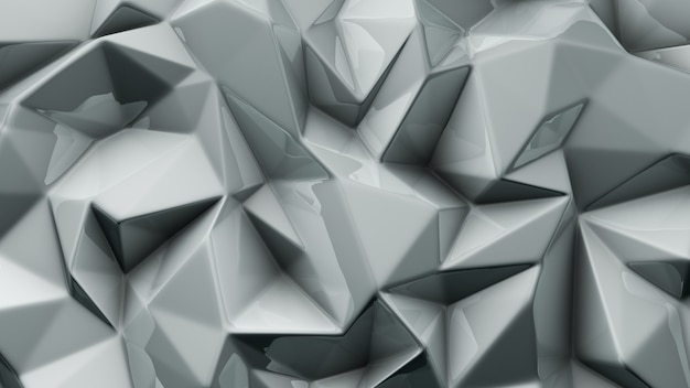 Stylish gray crystal background. 3d illustration, 3d rendering.