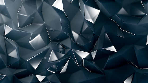 Stylish gray crystal background. 3d illustration, 3d rendering.