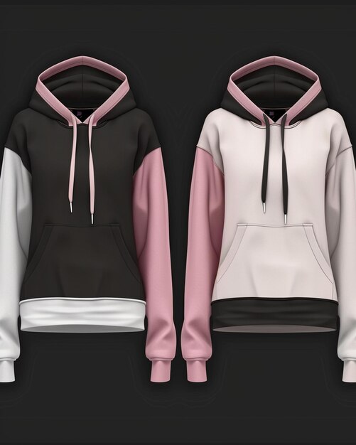 Photo stylish hoodies mockup