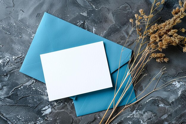 Photo stylish invitation card mockup to elevate your event branding