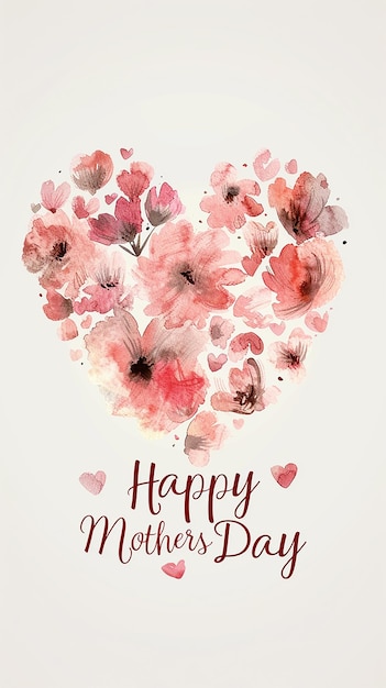 Stylish Love Happy Mothers Day Typography