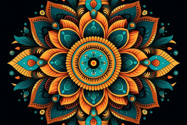 Stylish mandala decorative background