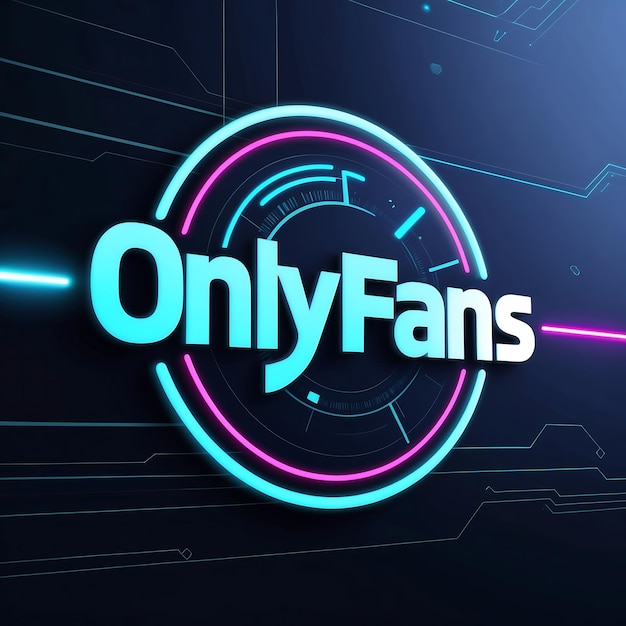 Photo stylish onlyfans logo with modern design