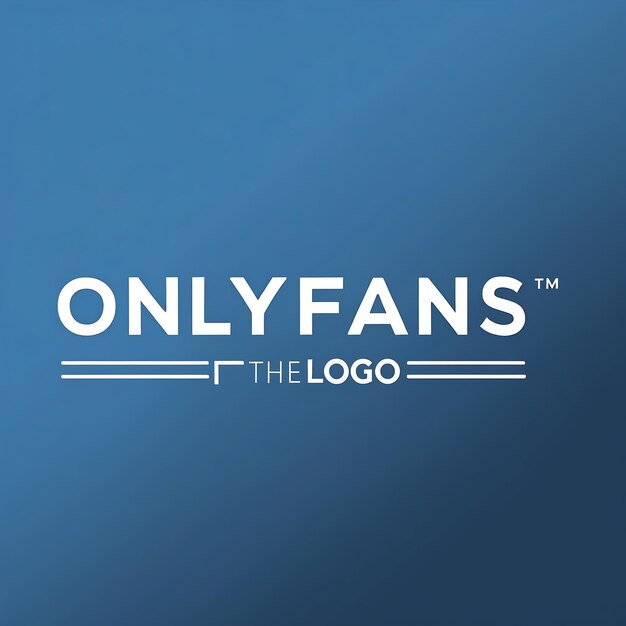 Photo stylish onlyfans logo with modern design