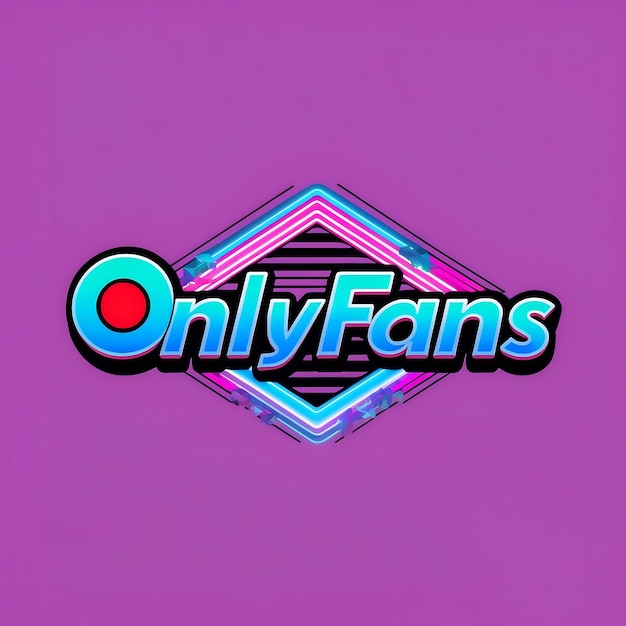 Photo stylish onlyfans logo with modern design