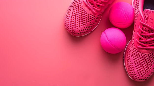 Photo stylish sports shoes and ball on solid background