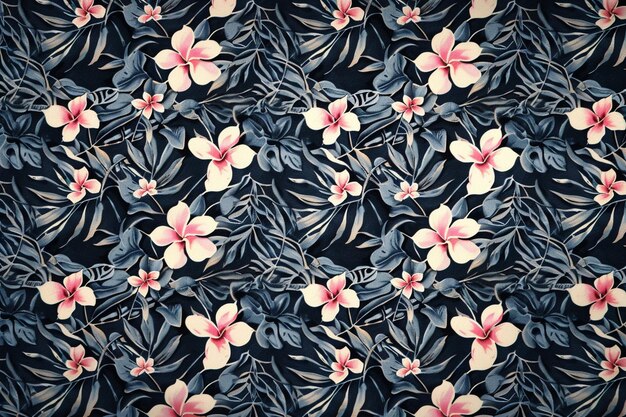 Stylish Vintage Retro Floral Wallpaper Background