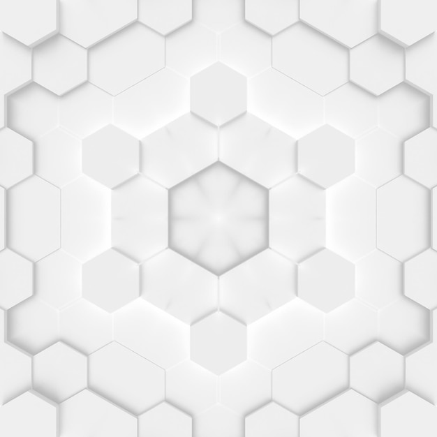 Stylish white background with geometric elements hexagon triangle abstract shapes. Pattern for website design, layout, ready made mockup