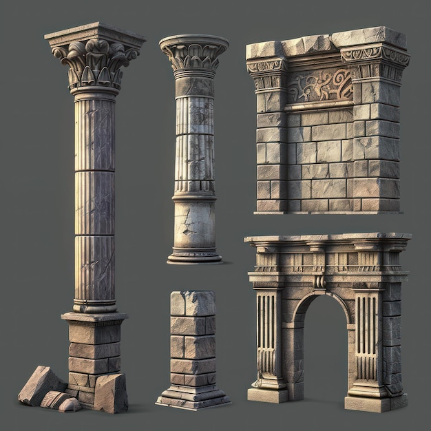 Stylized Columns