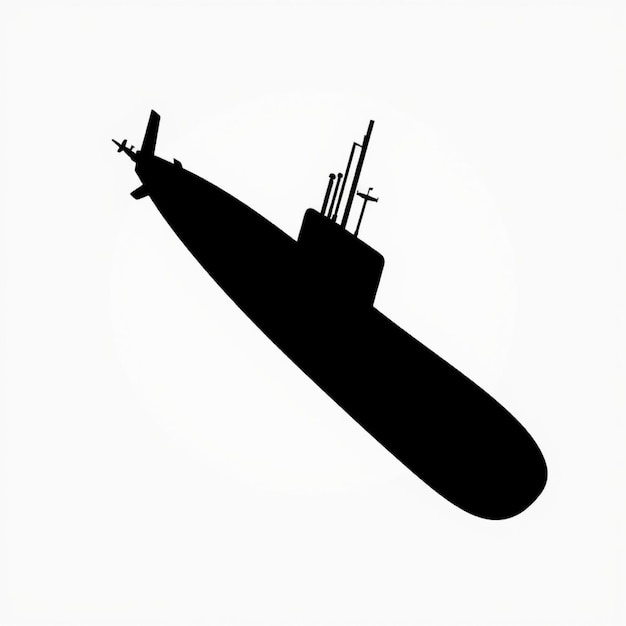 a submarine is flying in the sky with a shadow of the hull