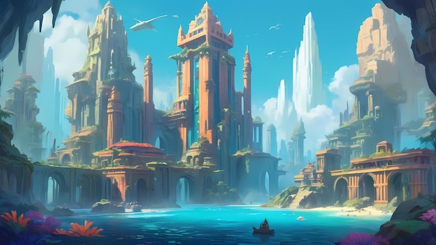 Submerged Splendor The Secrets Of Atlantis