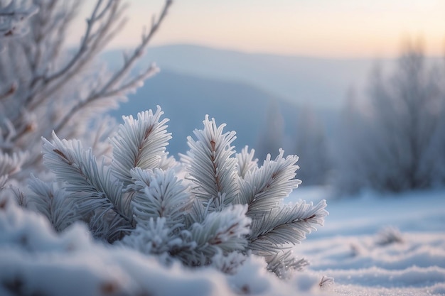 Subtle Chill Unfocused Winter Background Delight