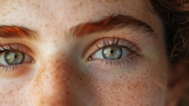 The subtle growth of peach fuzz on a young adults face signifying their transition into adulthood