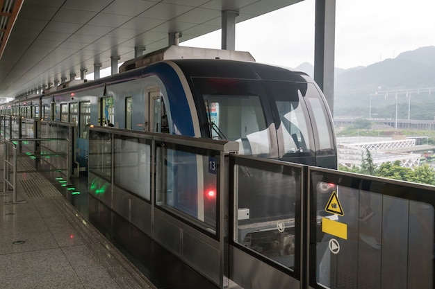 Subway station in chongqing ,china