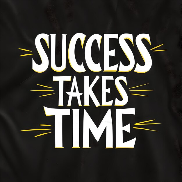 Success Takes Time Motivation Quotes