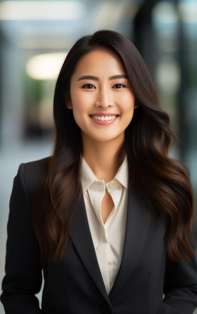 Successful Beautiful Asian Executive