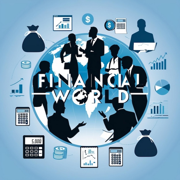 Photo successful management concepts in the financial business world