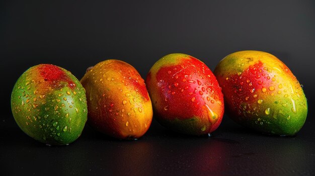 Photo succulent mangoes ripe and ready for a refreshing snack or culinary creation