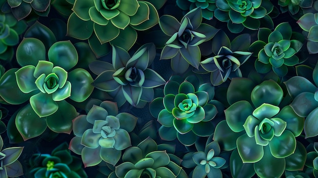 Photo succulents background