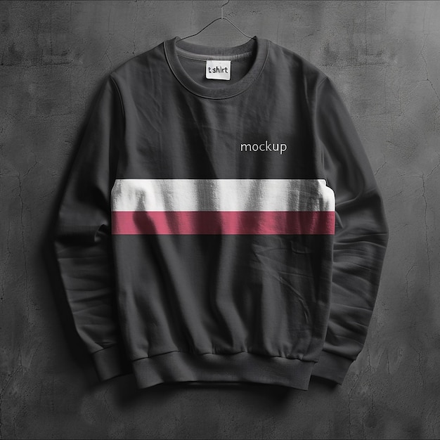 Sudadera de la tshirt mockup Colores VIVO MUY REALISTA