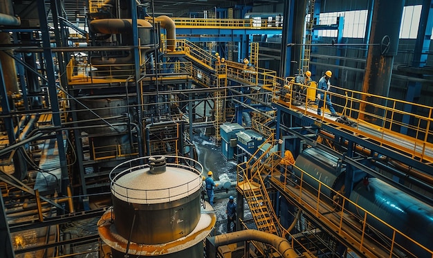 The sugar refining machine in sugar factory