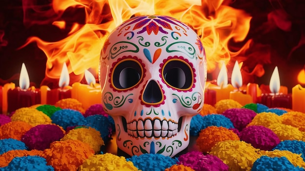 A Sugar Skull to Celebrate Mexicos Day of the Dead