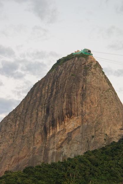 sugarloaf seen from the Botafogo neighborhood in Rio de Janeiro Brazil