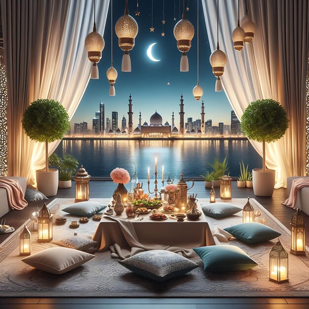 A Suhoor Spread in Paradise with an Unearthly Twist