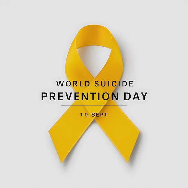 Suicide Prevention Awareness Month card September Vector