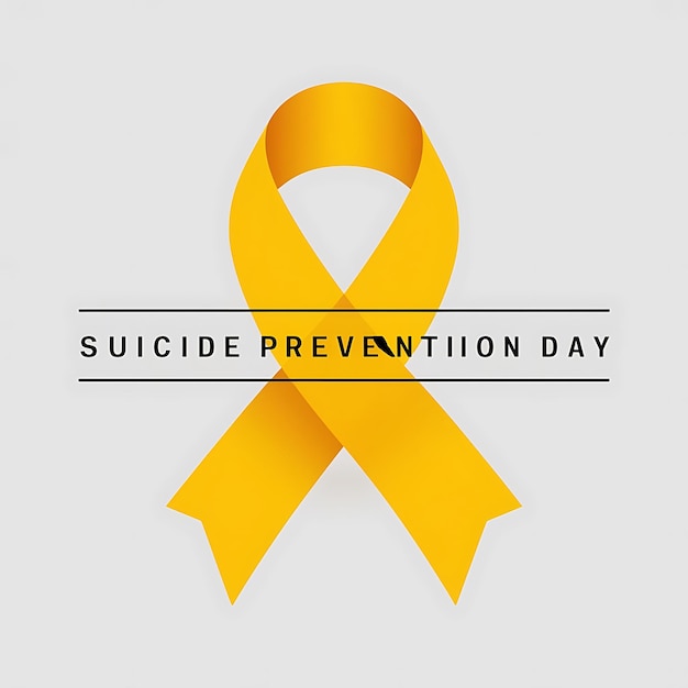 Suicide Prevention Awareness Month card September Vector