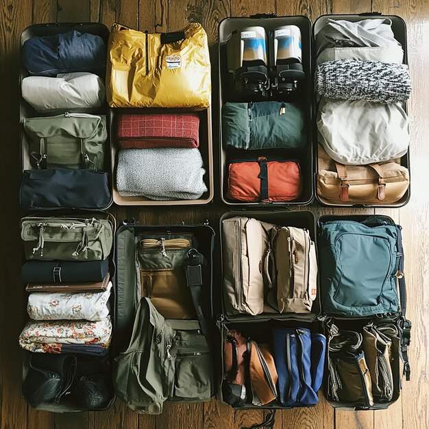 a suitcase with a yellow shirt that says quot t quot on it