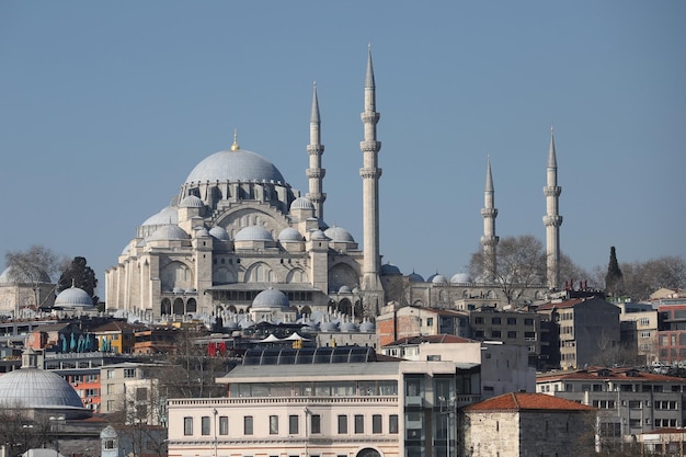 Suleymaniye Mosque in Istanbul Turkey