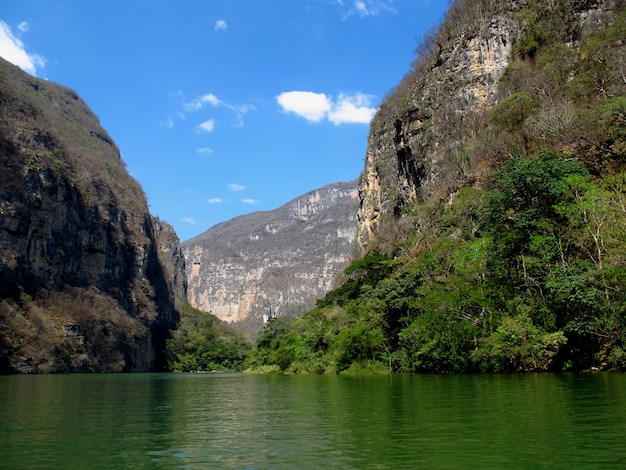 The Sumidero canyon in Mexico