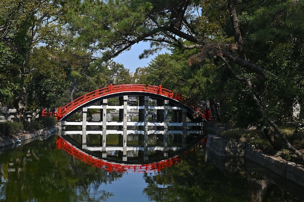 Sumiyoshi Taisha Grand Shrine in Osaka.