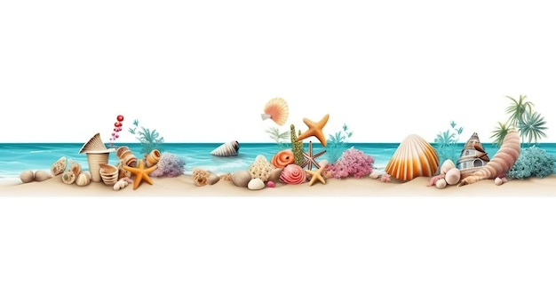 summer background illustration