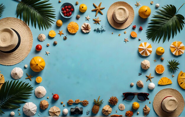 summer background tropical beach design