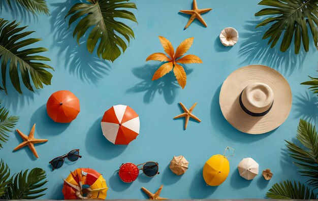 summer background tropical beach design