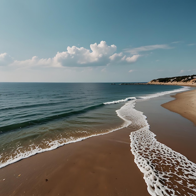 A Summer Beach SeaSun Itc Background Ai Generated