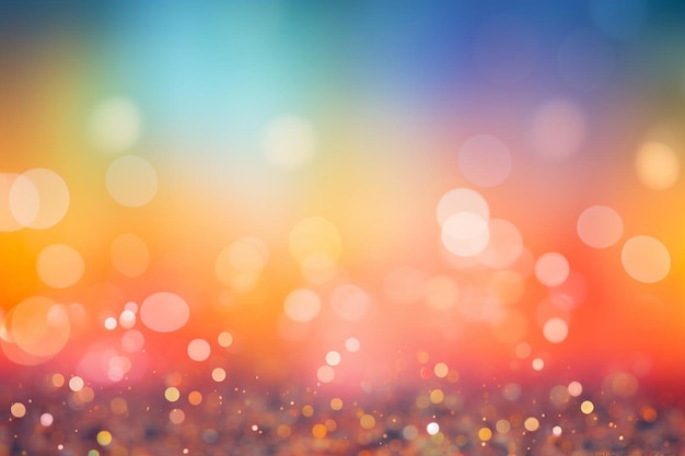 Summer bokeh effect background