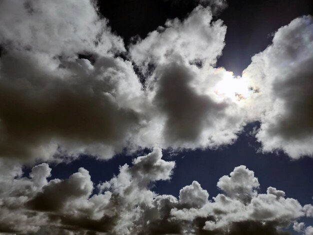 Summer clouds in the sky background