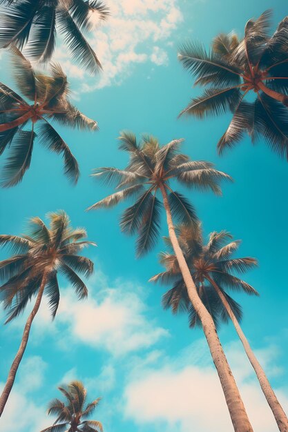 Summer Coconut Trees Photo