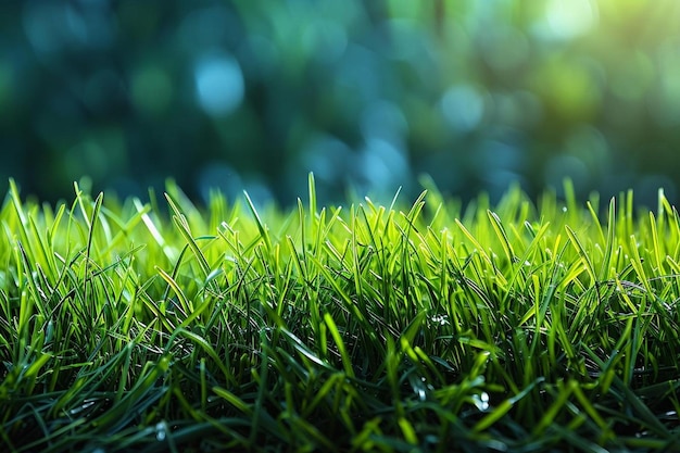 Summer composition with grass