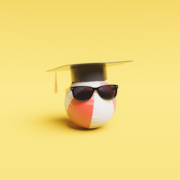 summer graduation concept